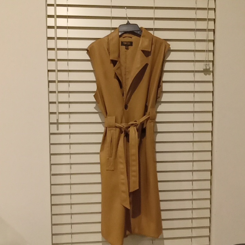 Truth faux leather dress size large